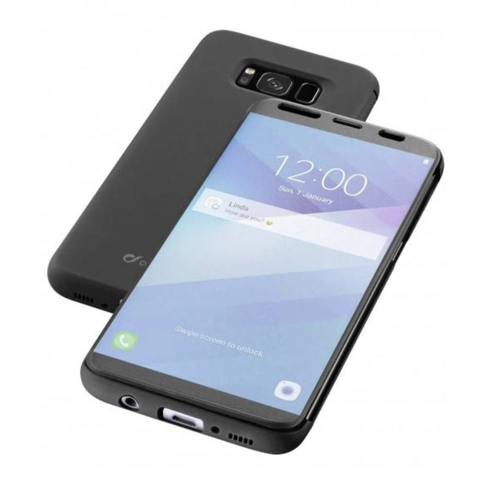 Cellularline BOOKTOUCHGALS8KK Sklopivi poklopac za mobilni telefon Pogodno za: Samsung Galaxy S8 Poluprozirna slika