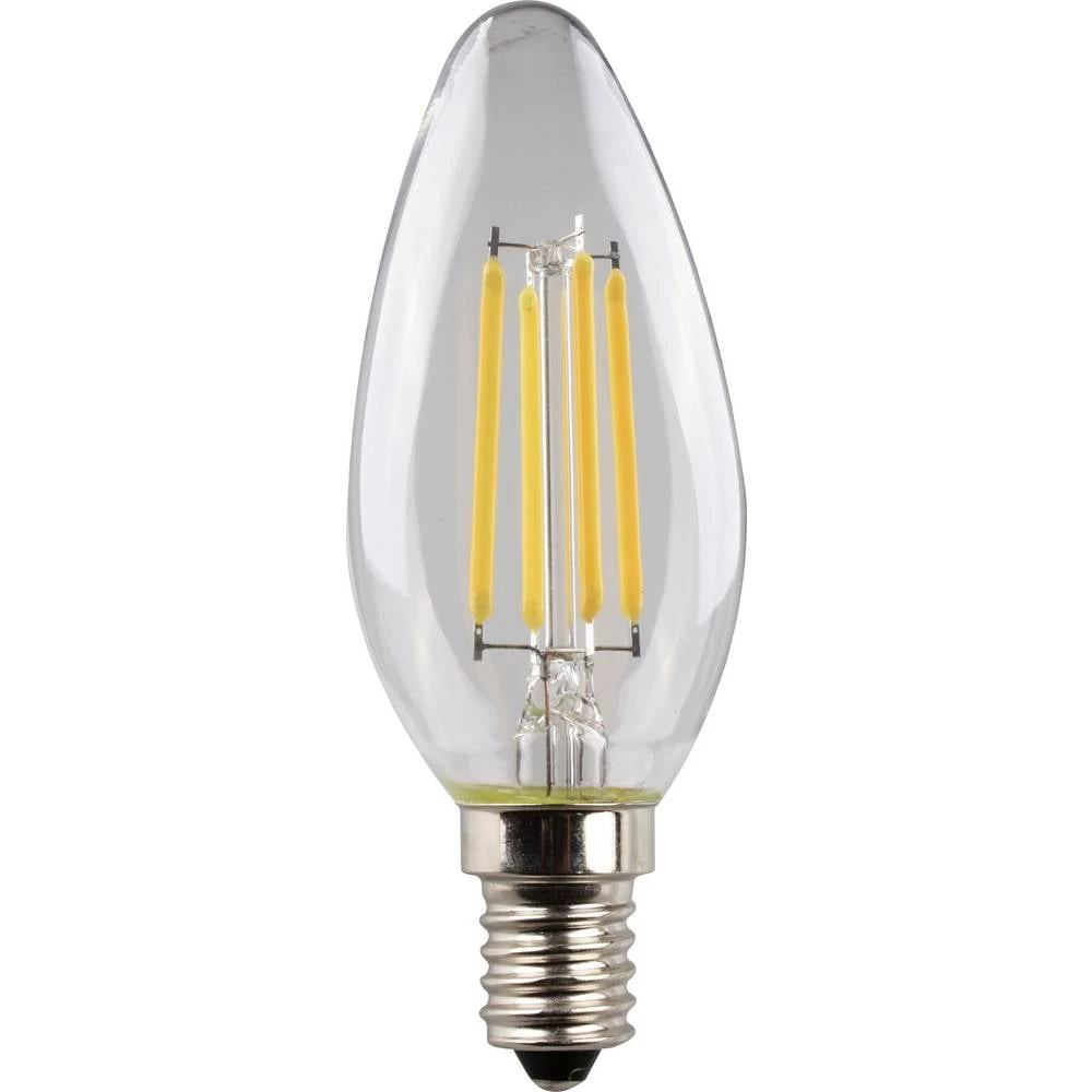 Heitronic VO-500688 LED Energetska učinkovitost 2021 F (A - G) E14 oblik svijeće 4.5 W toplo bijela 1 kom. slika