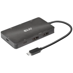 club3D CSV-1598 USB-C® (3.2 gen. 2) čvorište s više priključaka crna slika