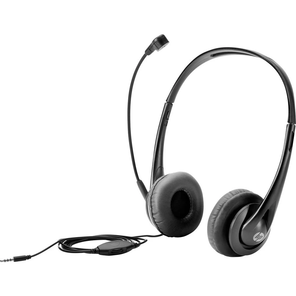 HP T1A66AA računalo  Over Ear Headset žičani stereo crna smanjivanje šuma mikrofona kontrola glasnoće slika