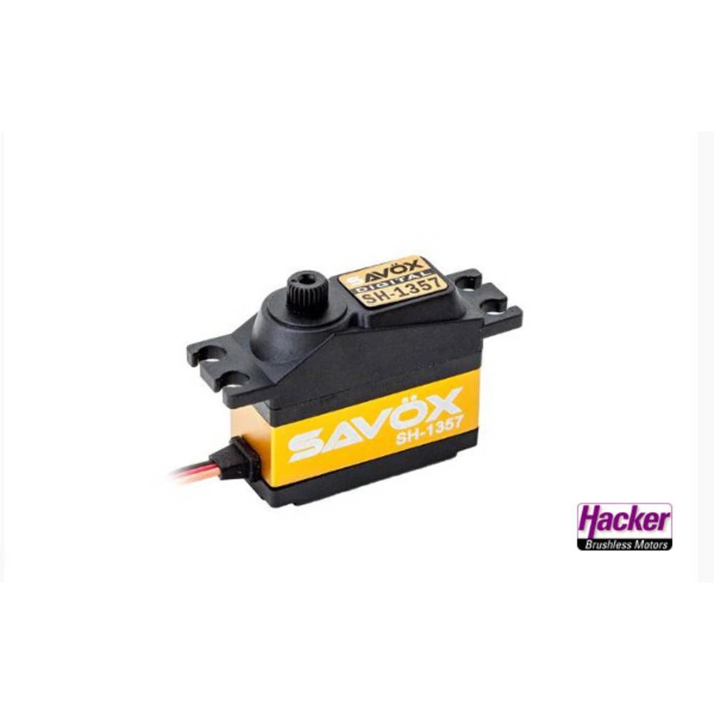 Savöx Midi servo SH-1357 Digitalni servo Materijal prigona: Umjetna masa ojačana staklenim vlaknima, otporna na udare Sustav uti slika