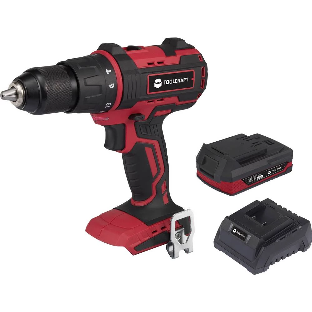 TOOLCRAFT ASBS-800 A Reihe TAWB-200 Vozač bez četkica s baterijom 20 V 2000 mAh Li-Ion slika