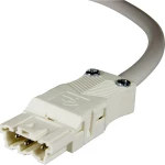 Adels-Contact 14815305 mrežni priključni kabel slobodan kraj - mrežni adapter Ukupan broj polova: 2 + PE bijela 0.50 m 75 St.