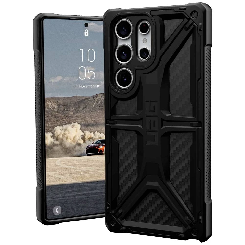 Urban Armor Gear Monarch vanjska torbica za mobilni telefon Samsung Galaxy S23 Ultra karbon crna boja slika