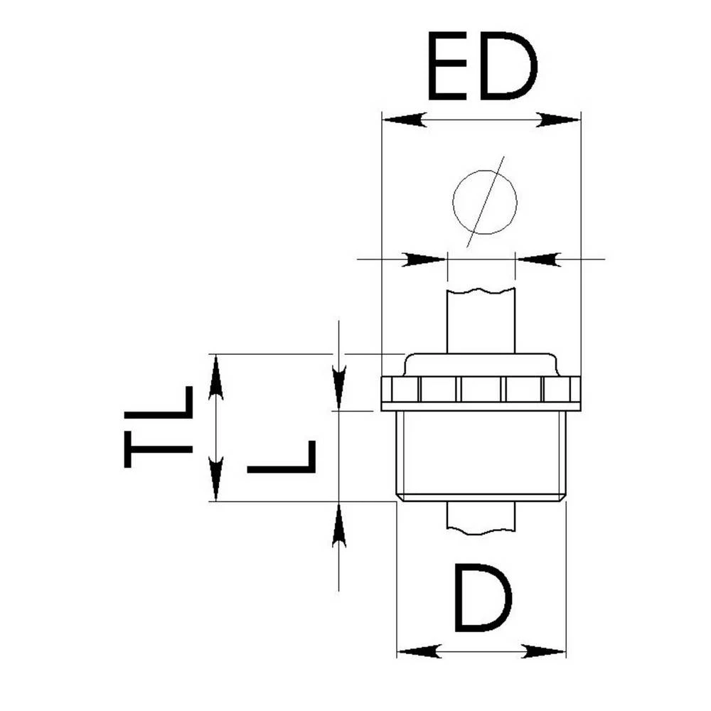 Wiska MN 48 umetak za prigušivanje    PG48  plastika svijetlosiva 5 St. slika