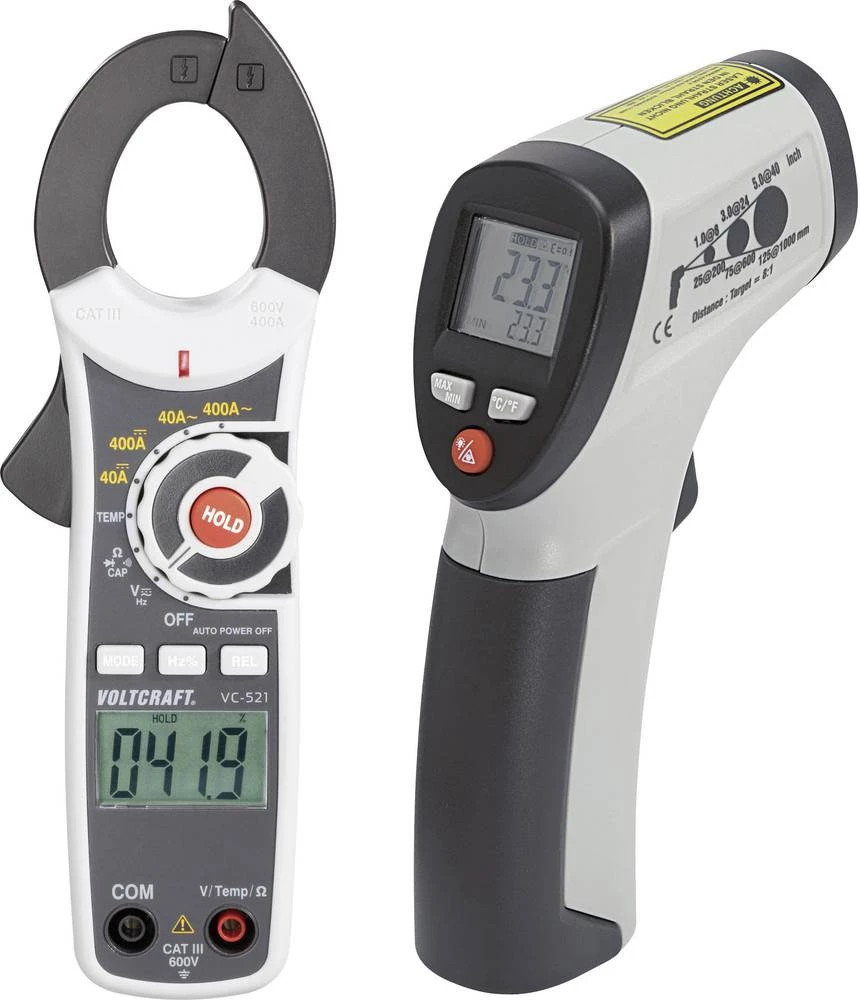 Infracrveni termometar VOLTCRAFT VC-Test-Kit 100 -30 do +260 °C kontaktno mjerenje slika