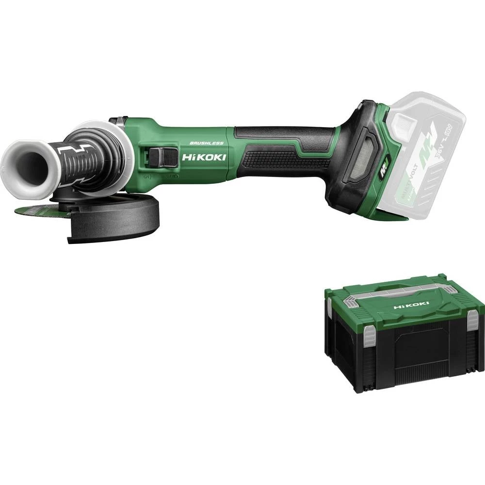 HiKOKI G3613DVEW2Z akumulatorska kutna brusilica 125 mm bez baterije, uklj. kofer 1500 W slika