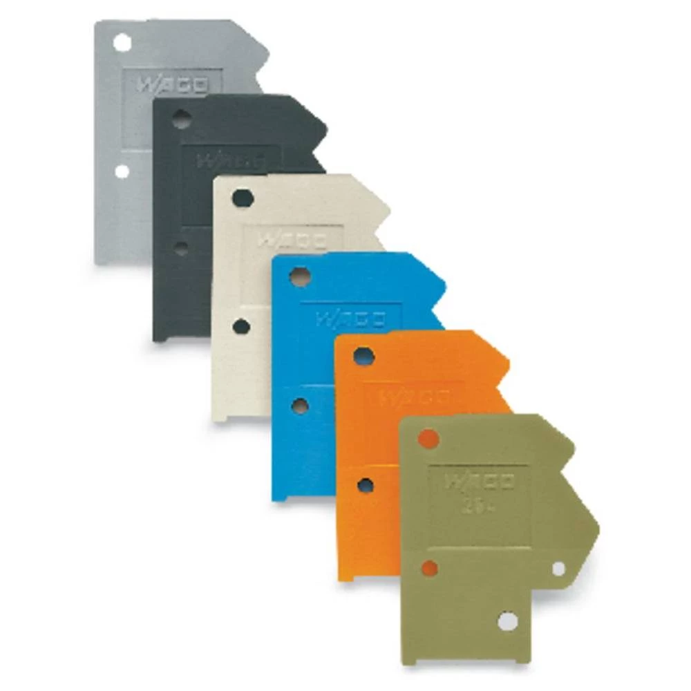 WAGO Krajna ploča narančaste boje 100 komada slika