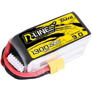 LiPo akumulatorski paket za modele 22.2 V 1300 mAh Broj ćelija: 6 120 C Tattu Softcase XT60 slika