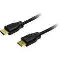 LogiLink HDMI Priključni kabel [1x Muški konektor HDMI - 1x Muški konektor HDMI] 5 m Crna slika
