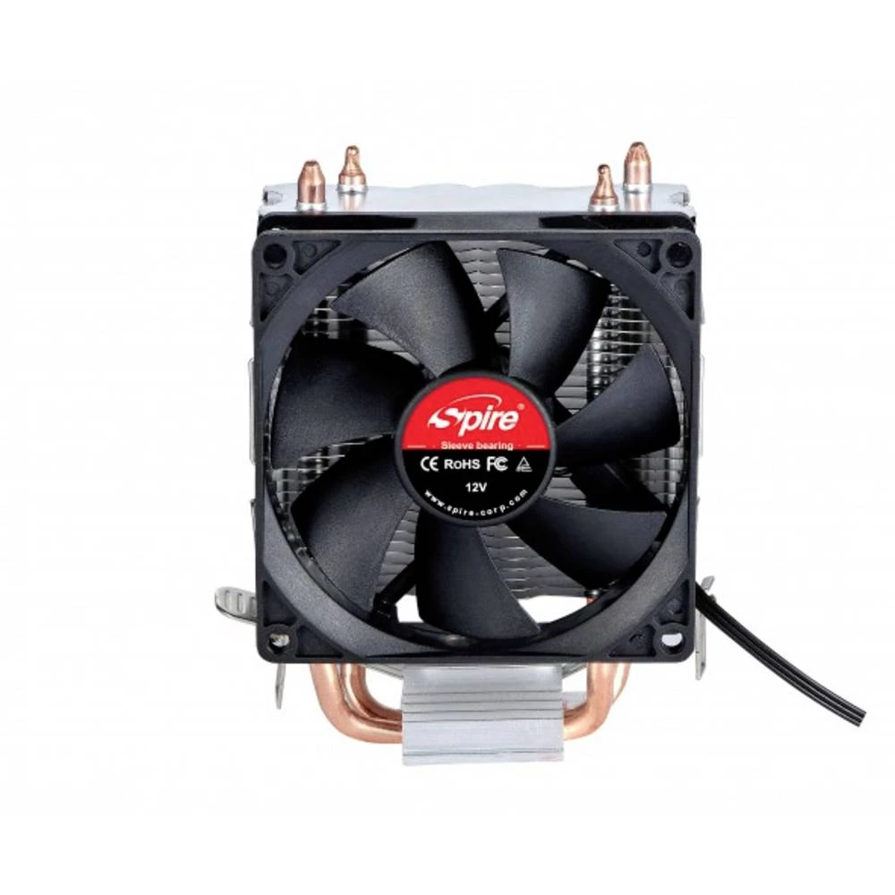 Spire FRONTIER PLUS CPU hladnjak sa ventilatorom crna, srebrna (Š x V x D) 124 x 139 x 61 mm slika