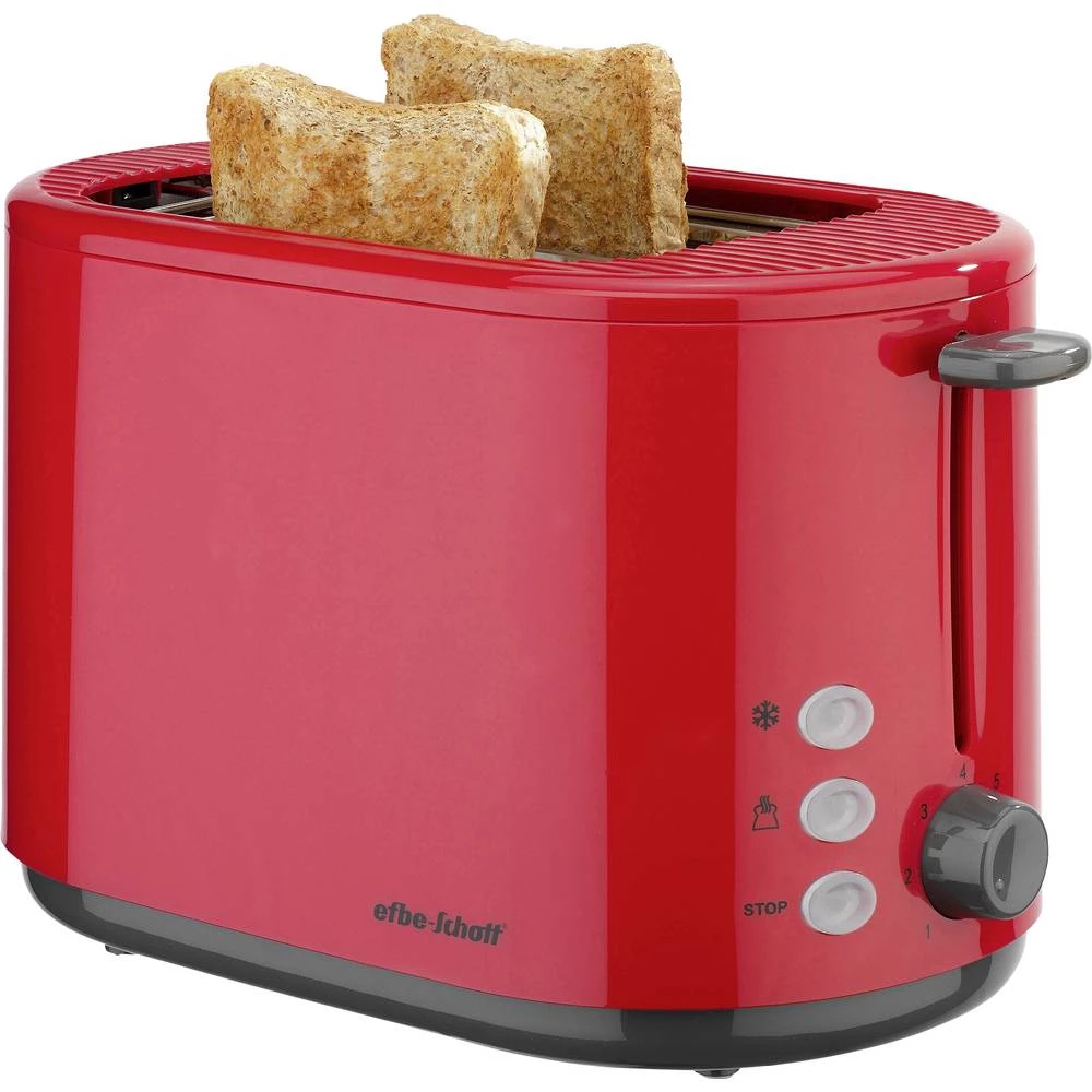 Toster S grijačem EFBE Schott SC TO 1080.1 ROT Crvena slika