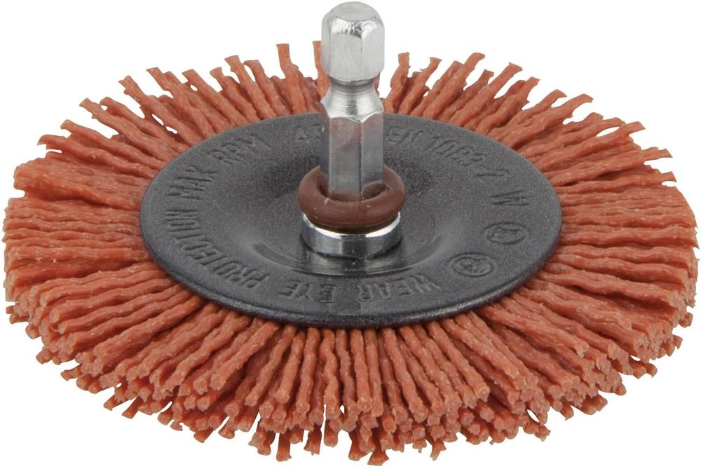 Četka za brusilicu Wolfcraft 1502000 100 mm najlonska žica drška 6 mm 1 kom. slika