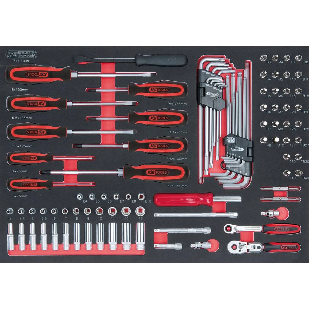 KS Tools 711.1095 komplet nasadnih ključeva 711.1095 slika