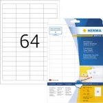 Herma 4226 Etikete (A4) 48.3 x 16.9 mm Mat papir Bijela 1600 ST Trajno Korekturne naljepnice