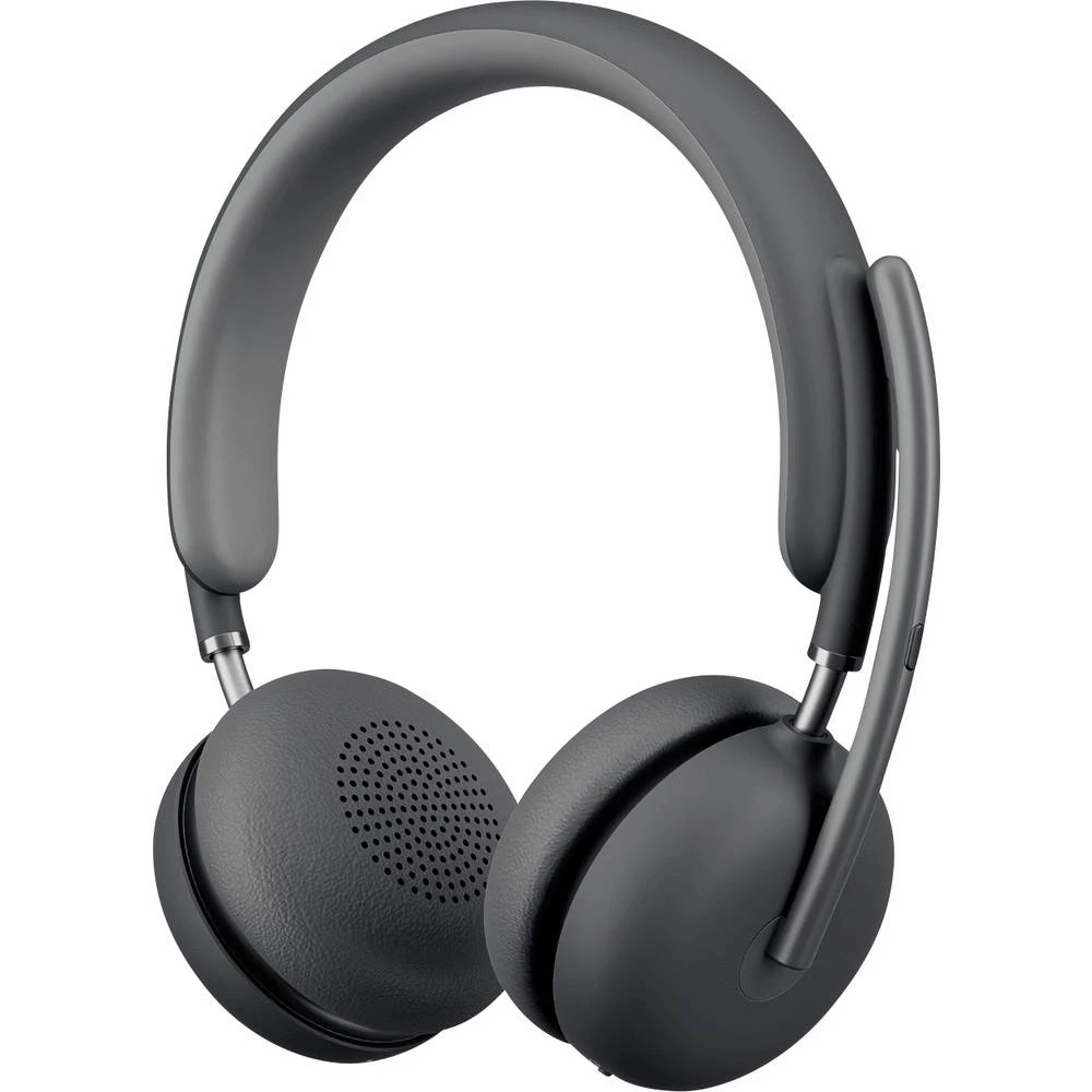 Logitech Zone On Ear Headset Bluetooth®, bežični stereo grafitna slušalice s mikrofonom, ograničenje glasnoće, kontrola slika