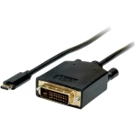 Value 11.99.5832 adapter cable [1x muški konektor USB-C™ - 1x muški konektor dvi, 24 + 1 pol] crna 2.00 m