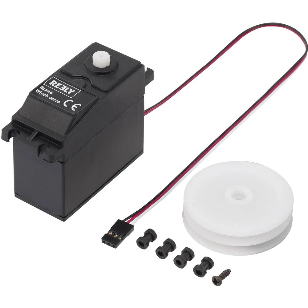 Reely Posebni servo Segelwindenservo Digitalni servo Materijal prigona Umjetna masa ojačana staklenim vlaknima, otporna na udare slika