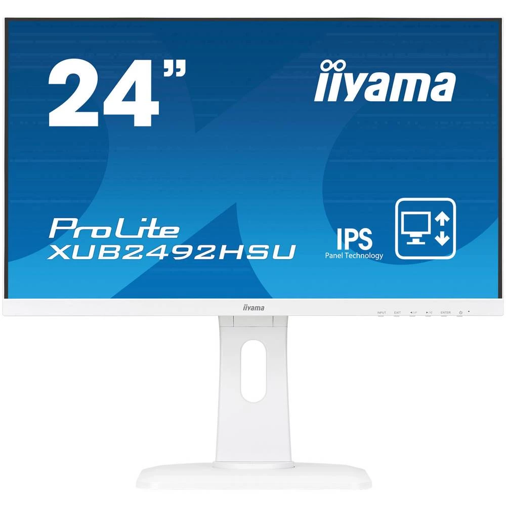 LED zaslon 61 cm (24 ") Iiyama ProLite XUB2492HSU ATT.CALC.EEK A (A+++ - D) 1920 x 1080 piksel Full HD 5 ms DisplayPort, HDMI slika