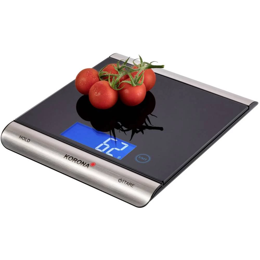 Kuhinjska vaga Korona Finja Opseg mjerenja (kg)=15 kg Crna, Srebrna slika