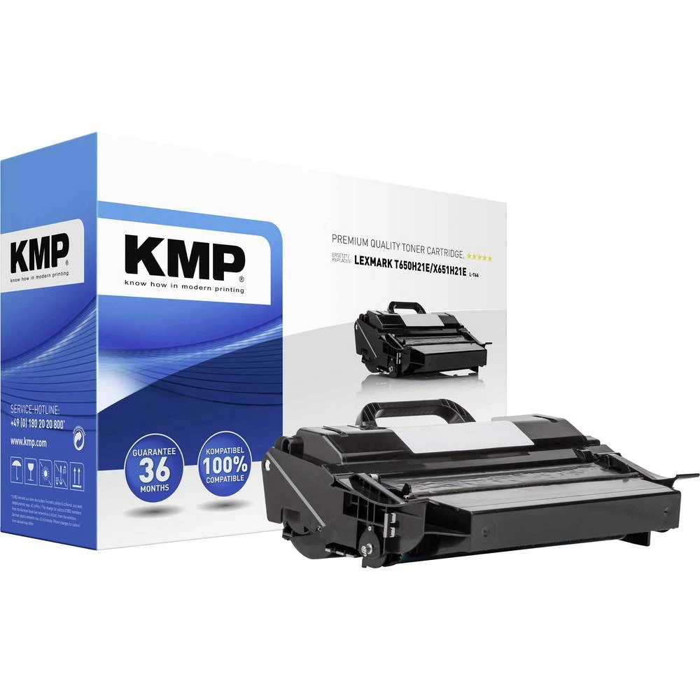 KMP Toner zamijena Lexmark T650H21E, X651H21E Kompatibilan Crn 25000 Stranica L-T66 slika