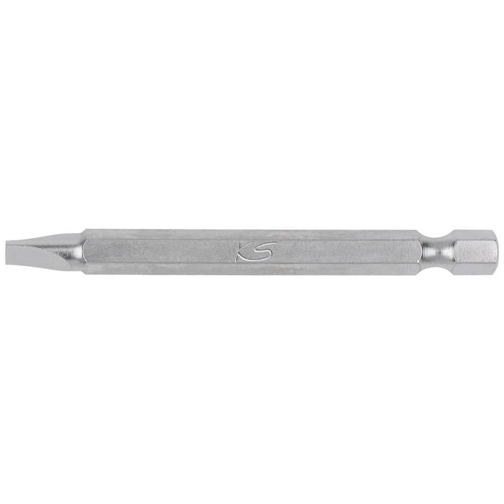KS Tools 911.7536 pljosnati bit 6 mm S2 čelik poniklovani E 6.3 kom. slika