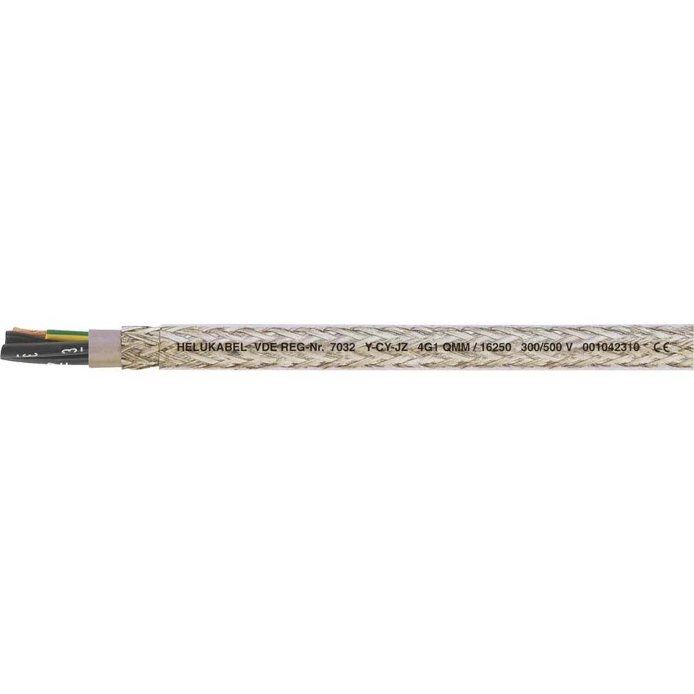 Helukabel Y-CY-JZ kontrolni vod 6 G 0.75 mm² prozirna 16227-500 500 m slika