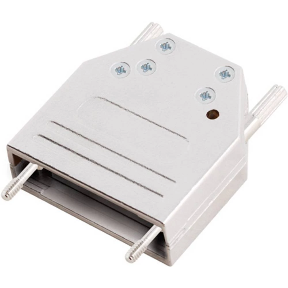 D-SUB kućište Broj polova: 15 Cijeli metal 180 ° Srebrna encitech DTZK-15-HI-K 1 ST slika