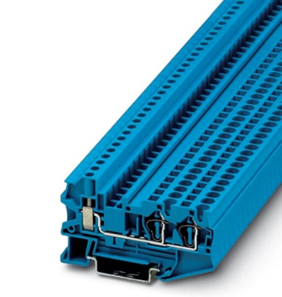 Provodna redna stezaljka STU 4-TWIN BU plave boje Phoenix Contact 50 kom. slika