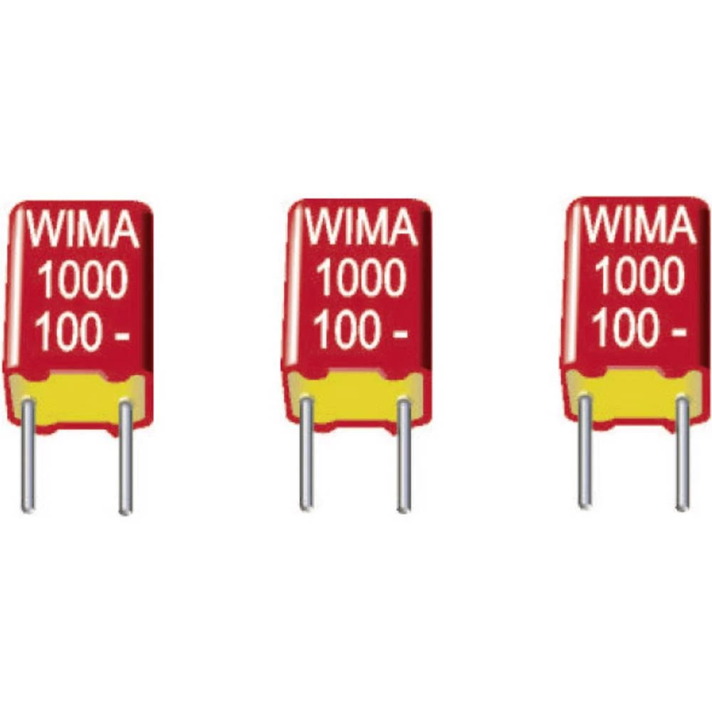 Wima FKS 2 1000pF 10% 250V RM5 1 kom. FKS-folijski kondenzator radialno ožičen  1000 pF 250 V/DC 10 % 5 mm (L x B x H) 7.2 slika