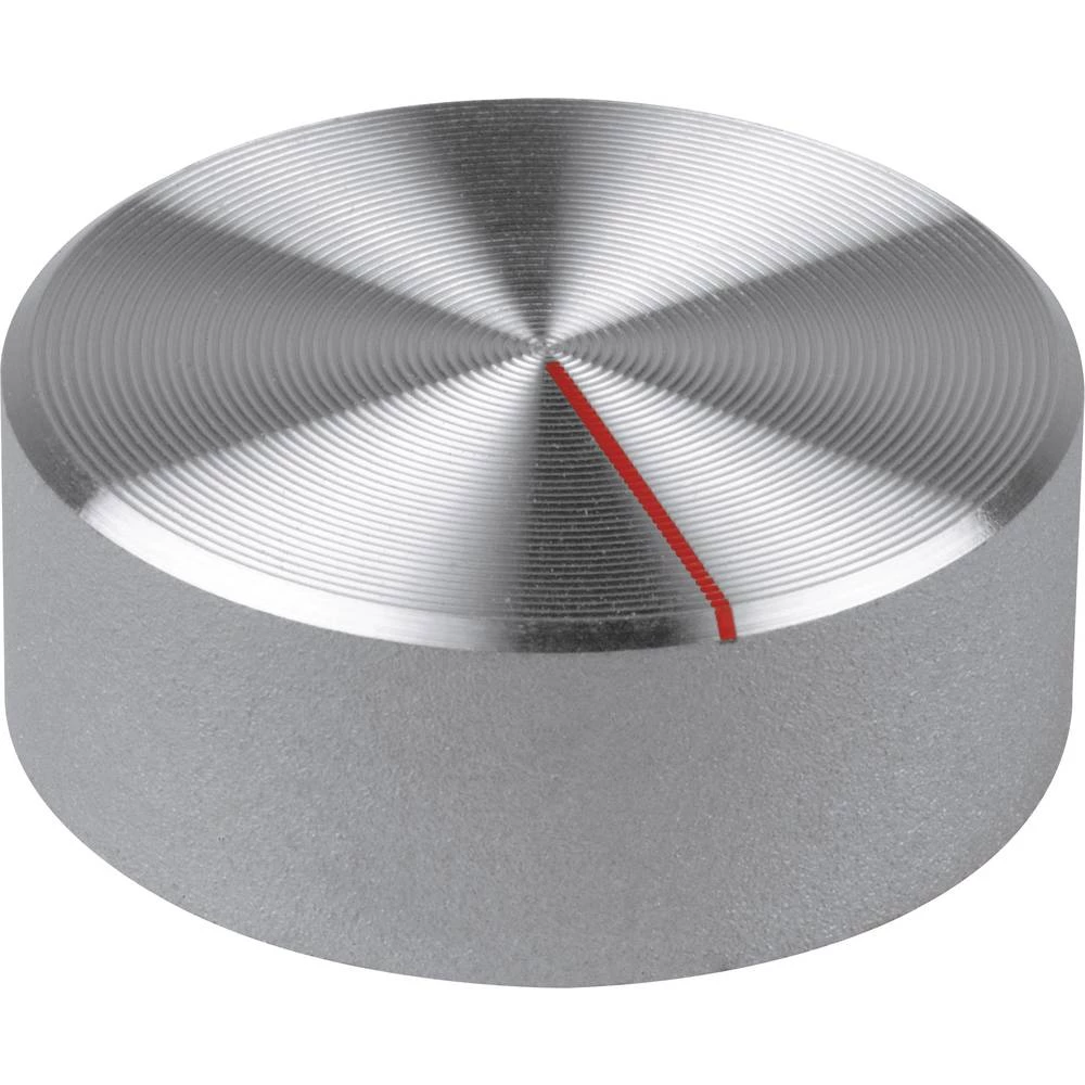 Okretni gumb S gumbom za obilježavanje Aluminij boja (&Oslash; x V) 40 mm x 15 mm Mentor 524.611 1 ST slika