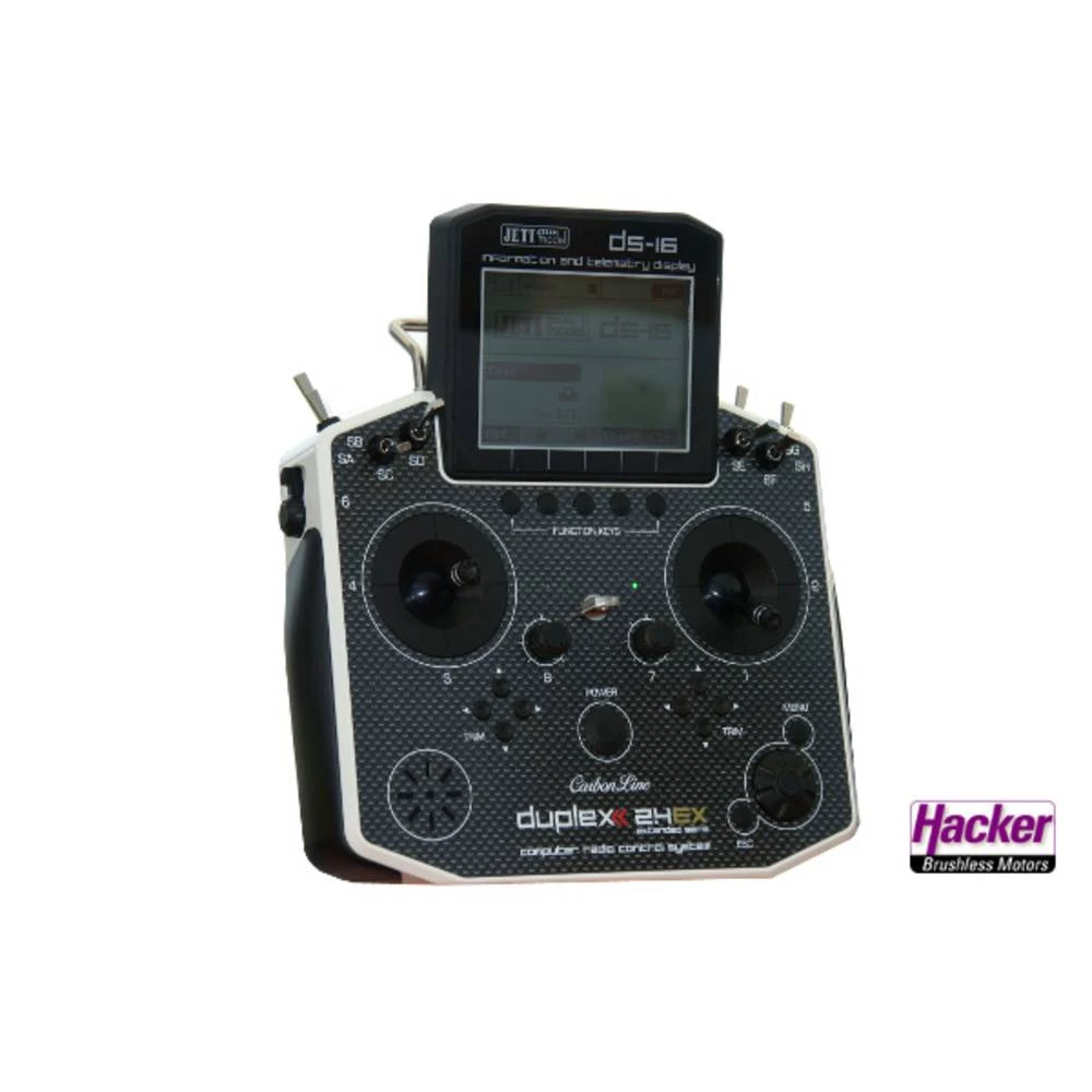 Jeti DS-16, Multimode Ručni daljinski upravljač 2,4 GHz Broj kanala: 24 Uklj. prijemnik slika