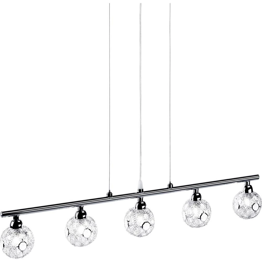 Viseća svjetiljka Halogena žarulja G9 140 W LeuchtenDirekt Jofe 50192-17 Krom boja slika