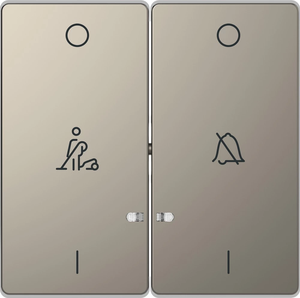 Merten Poklopac Izmjenični prekidač Nikal MEG3429-6050 slika