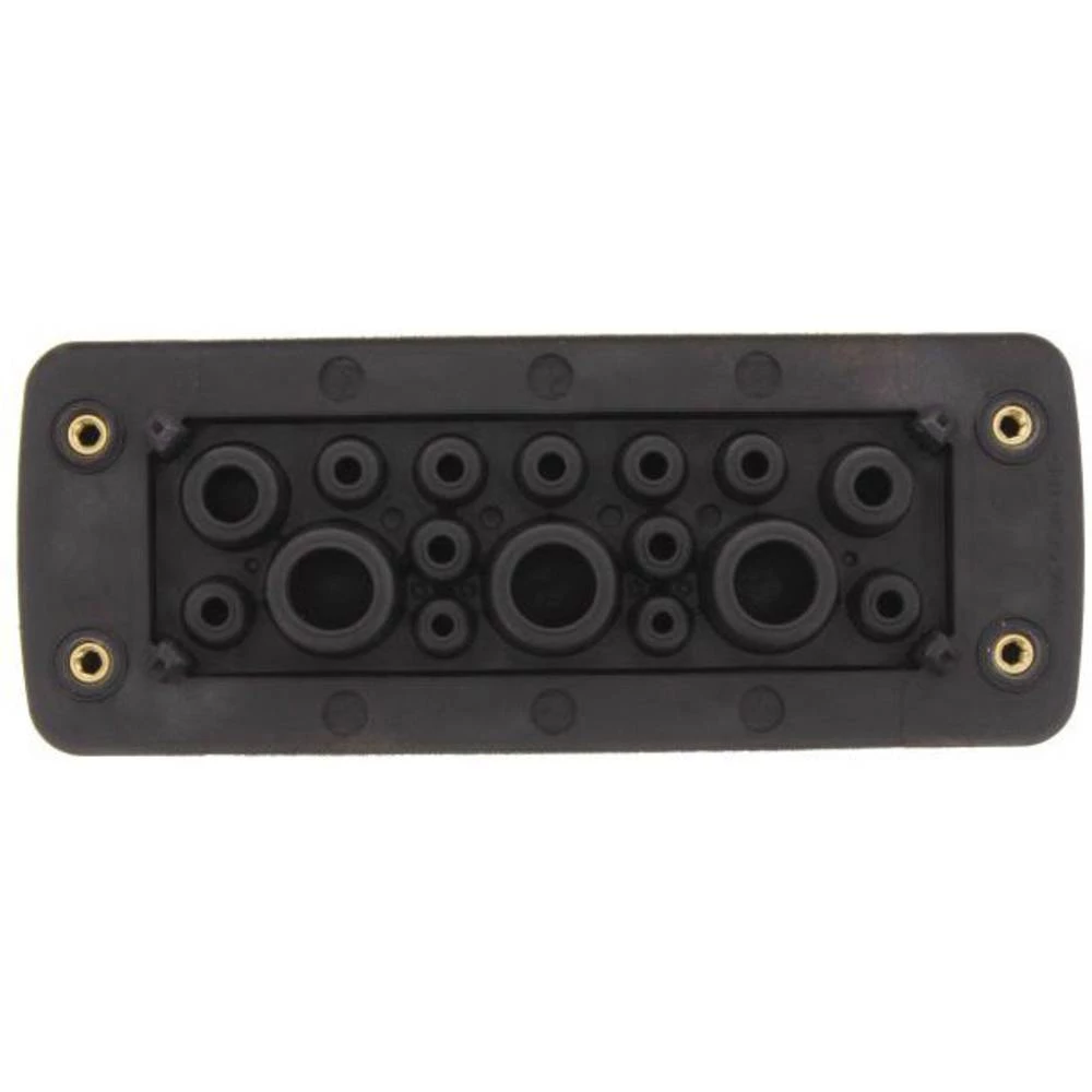 CONTA-CLIP KES-GB 16-1/24 BK kabelska uvodnica    Debljina ploče (maks.) 2 mm poliamid 6.6 crna 10 St. slika