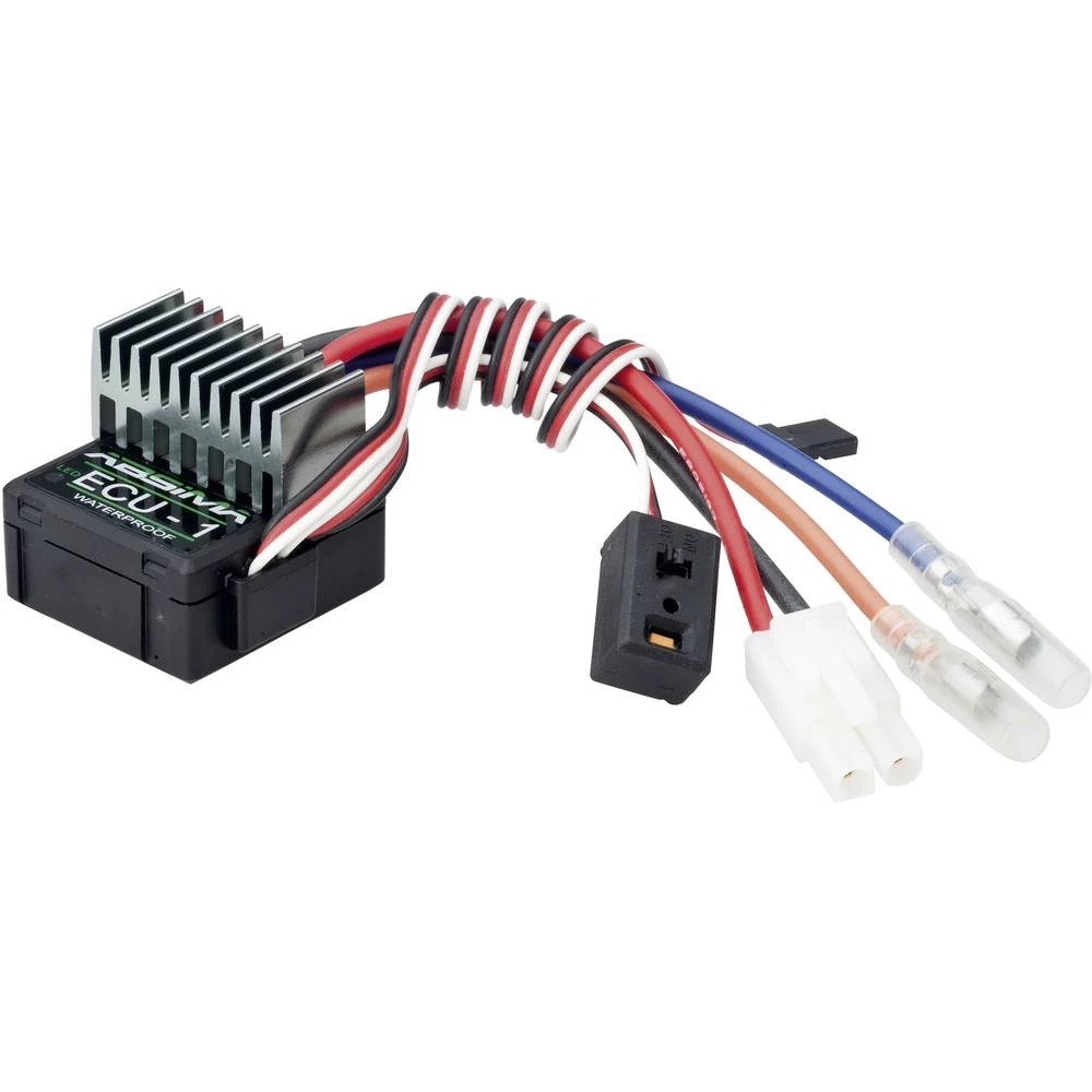 Upravljač brzine za istosmjerne modele automobila Absima ECU 1 Opteretivost (maks.): 106 A Ograničenje motora (okretaji): 15 slika