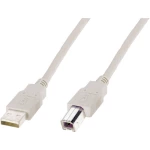 Digitus USB 2.0 Priključni kabel [1x Muški konektor USB 2.0 tipa A - 1x Muški konektor USB 2.0 tipa B] 5 m Bež