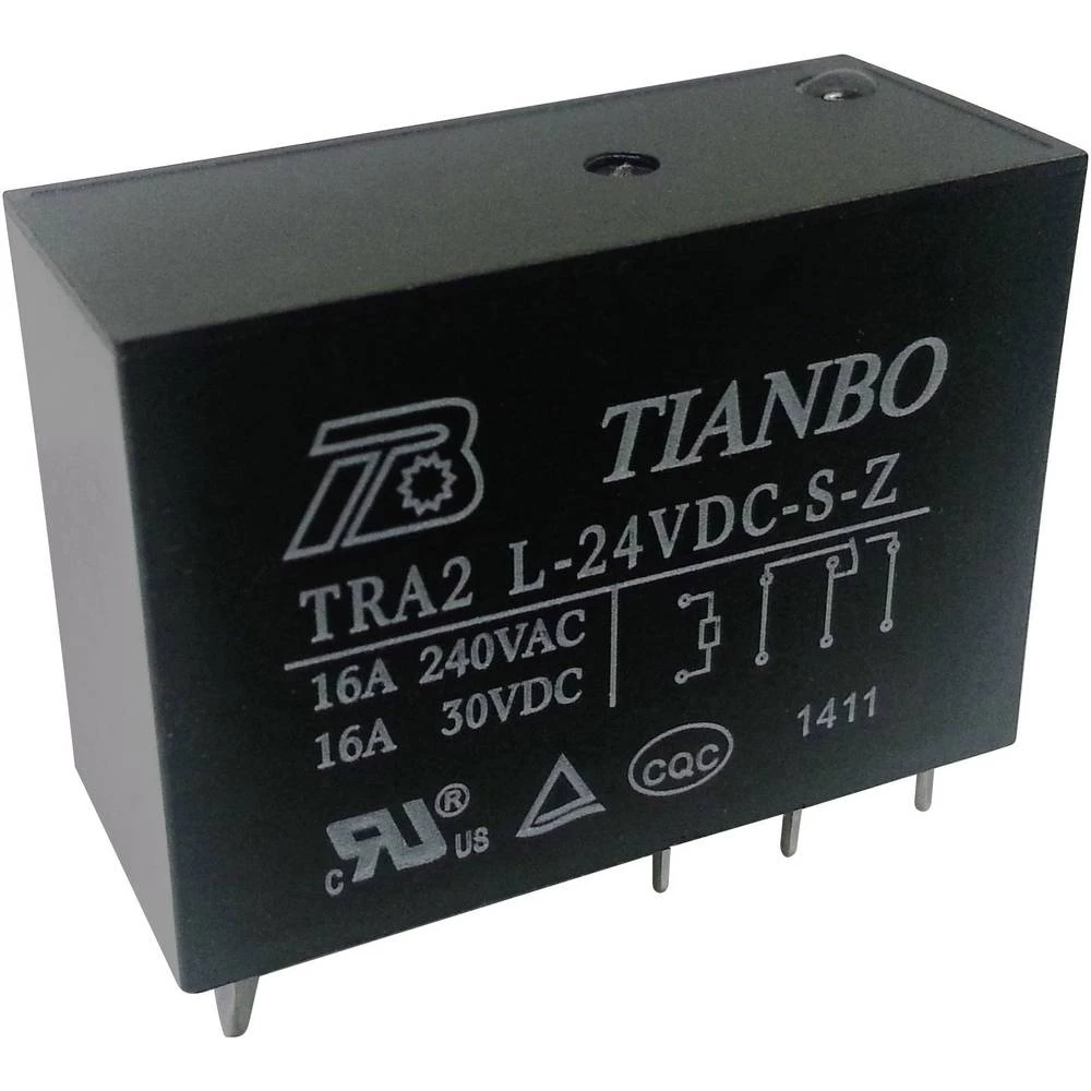 Tianbo Electronics TRA2 L-24VDC-S-Z relej za tiskane pločice 24 V/DC 20 A 1 prebacivanje 1 St. slika