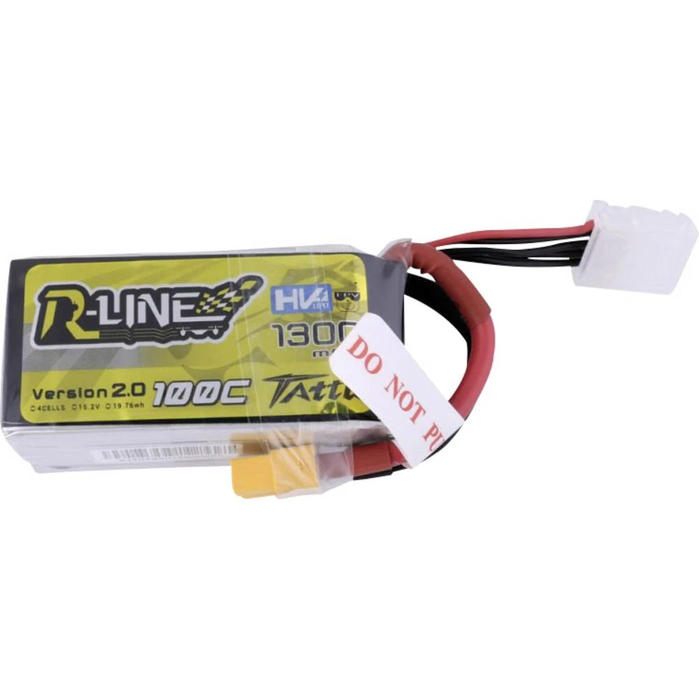 LiPo akumulatorski paket za modele 14.8 V 1300 mAh Broj ćelija: 4 100 C Tattu Softcase XT60 slika