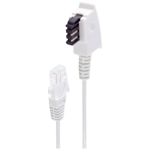 Shiverpeaks DSL priključni kabel [1x muški konektor TAE-F - 1x RJ45-utikač 8p2c] 0.5 m bijela slika