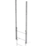 Günzburger Steigtechnik 63243 Izlazni ravan ravno, pocinčani čelik, duljine 1.600 mm 1 St.