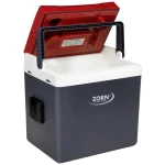 ZORN Cooler Z 26 LNE PX rashladna kutija i kutija za grijanje Energetska učinkovitost 2021: E (A - G) termo elektrićan 230 V, 12 V bijelo-crvena, siva 25 l