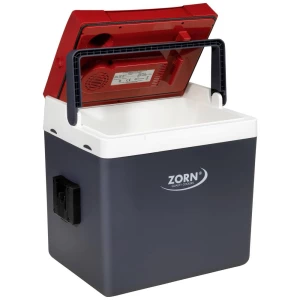 ZORN Cooler Z 26 LNE PX rashladna kutija i kutija za grijanje Energetska učinkovitost 2021: E (A - G) termo elektrićan 230 V, 12 V bijelo-crvena, siva 25 l slika