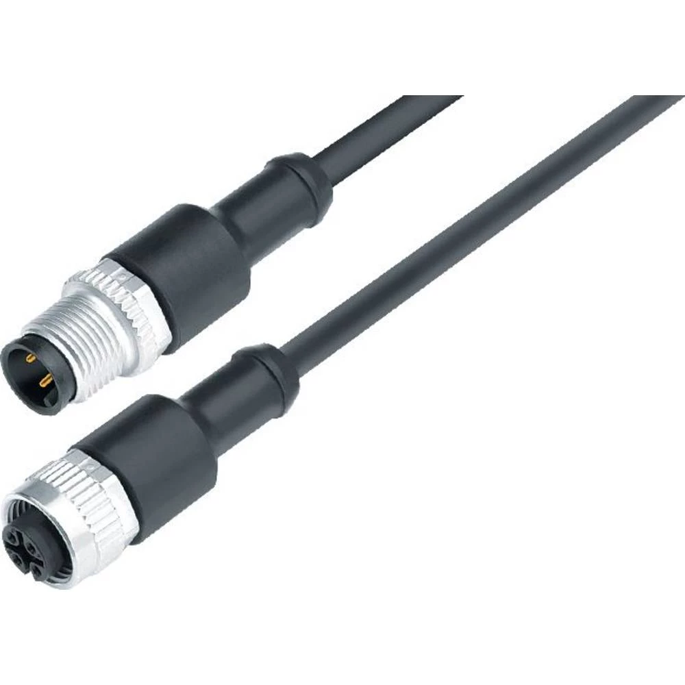 binder 77 3430 3429 50712-0060-20 utični konektor za senzor/aktivator, konfekcionirani žženski konektor, ravni, ravni mu slika