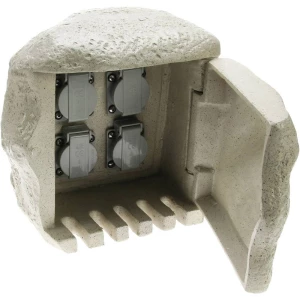 Heitronic 36314 Vrtna utičnica Granitno-siva (mat) slika