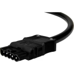Adels-Contact 92816505 mrežni priključni kabel slobodan kraj - mrežni adapter Ukupan broj polova: 4 + PE crna 0.50 m 30 St.