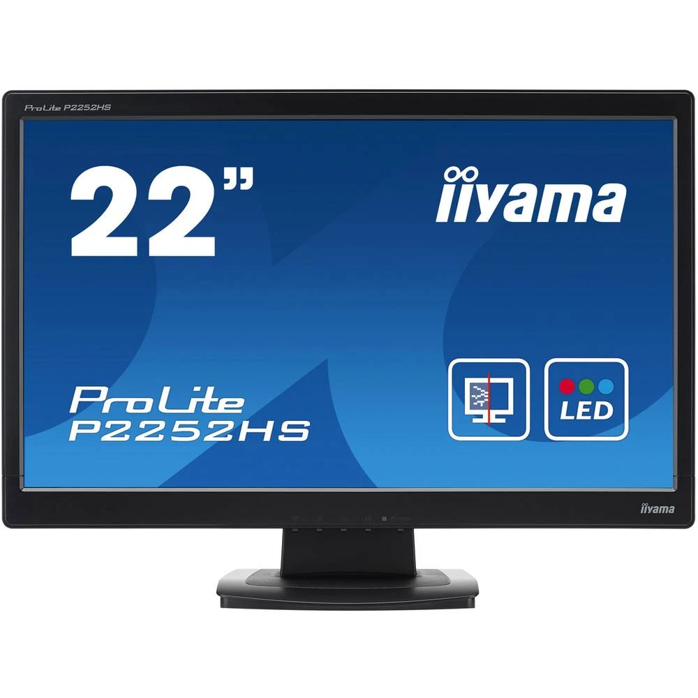 LED zaslon 55.9 cm (22 ") Iiyama ProLite P2252HS ATT.CALC.EEK A (A+++ - D) 1920 x 1080 piksel Full HD 5 ms DVI, HDMI&trade;, VGA slika