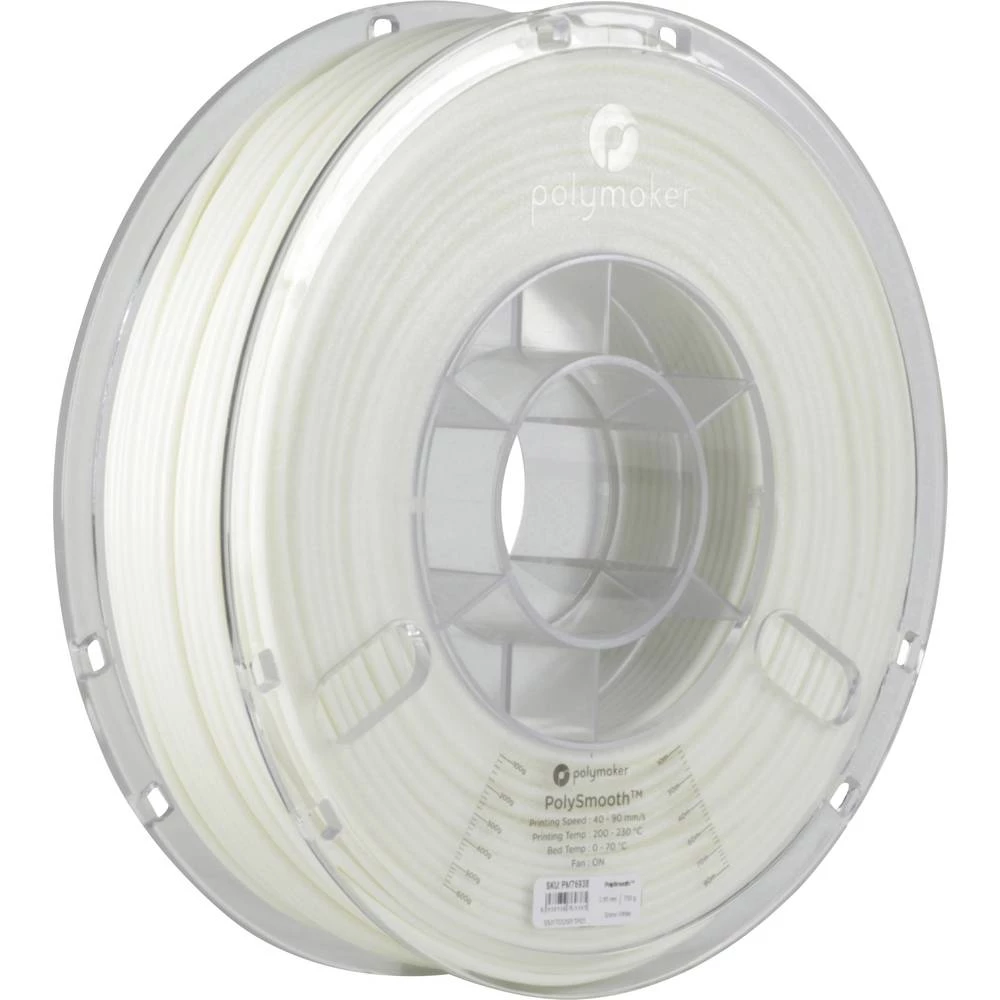 3D pisač filament Polymaker PolySmooth 1612101 2.85 mm Bijela 750 g slika