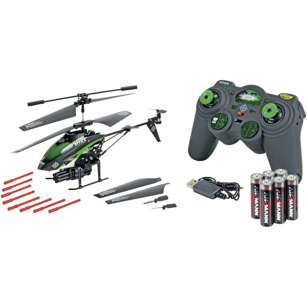 Carson RC Sport Attack Tyrann RC helikopter za početnike RtF slika