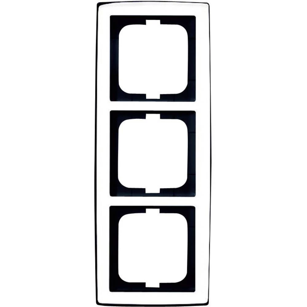 Busch-Jaeger 3-struki pokrivni okvir Solo krom (brušeni) 1723-80G slika